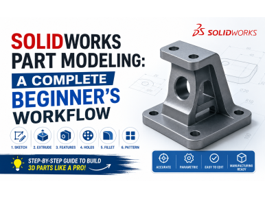 SOLIDWORKS Part Modeling: A Complete Beginner’s Workflow